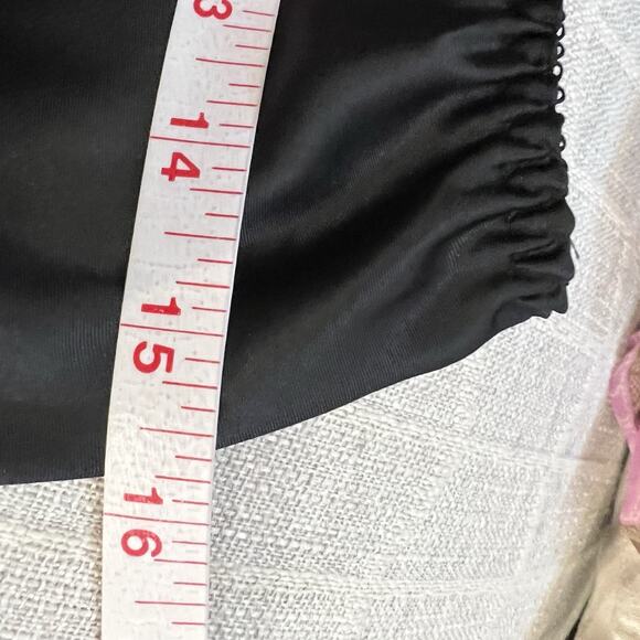 Vintage Lady Lynne SHINY Liquid SATIN Half Slip Small Bandeau Top Cinema Et Toil - Picture 13 of 16